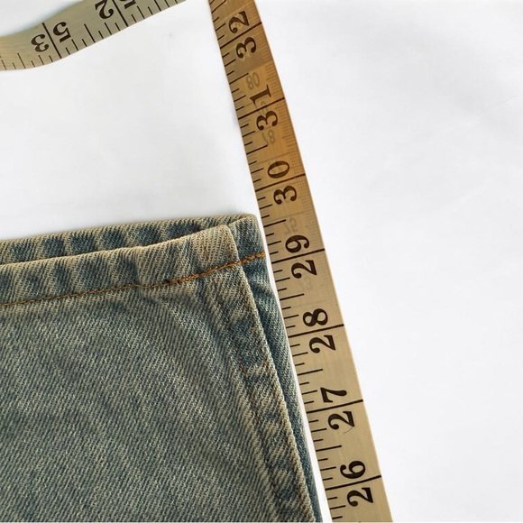 LL Bean size 16 38x30 women’s tapered straight relaxed fit 100% cotton jeans - Picture 6 of 7